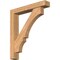 Ekena Millwork Balboa Block Smooth Bracket w/ Offset Brace, Western Red Cedar, 5 1/2"W x 32"D x 36"H BKT0604X32X36BOA05SWR - alternate 1